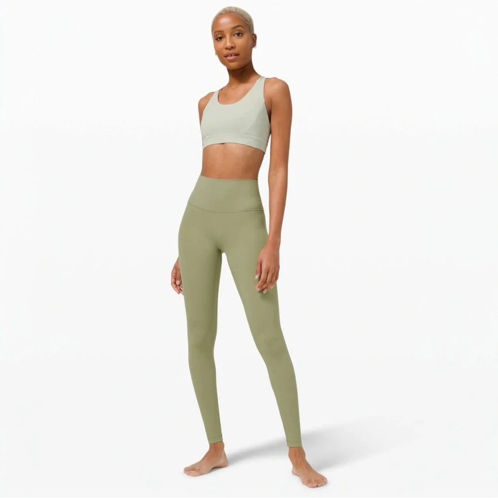 Lululemon Align High Rise Pant 28” Rosemary Green Size 8 Nulu Yoga - Picture 16 of 16